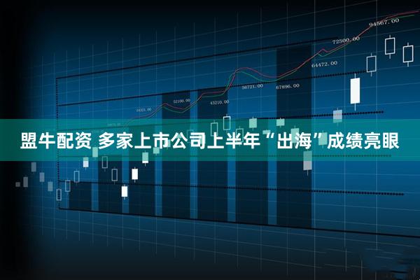 盟牛配资 多家上市公司上半年“出海”成绩亮眼
